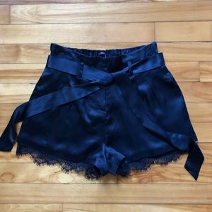Generation Love NYC Belted Satin Short